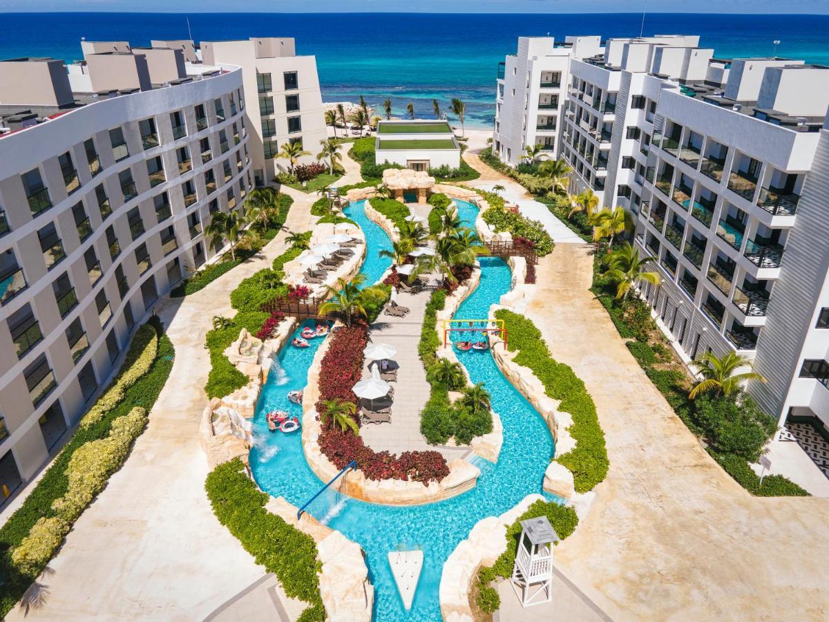 Ocean Eden Bay (Adults Only) Hotel Spring Rises Kültér fotó Aerial view of the resort